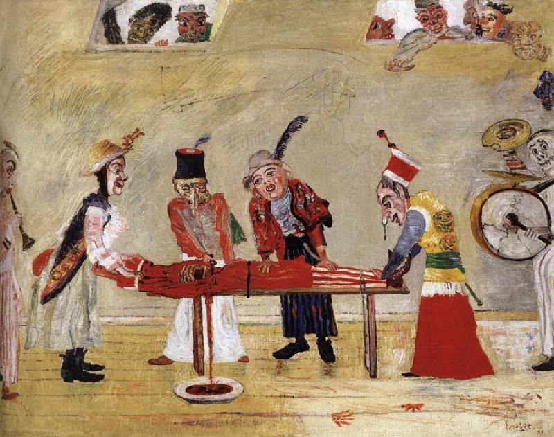 James Ensor The Assassination oil painting image